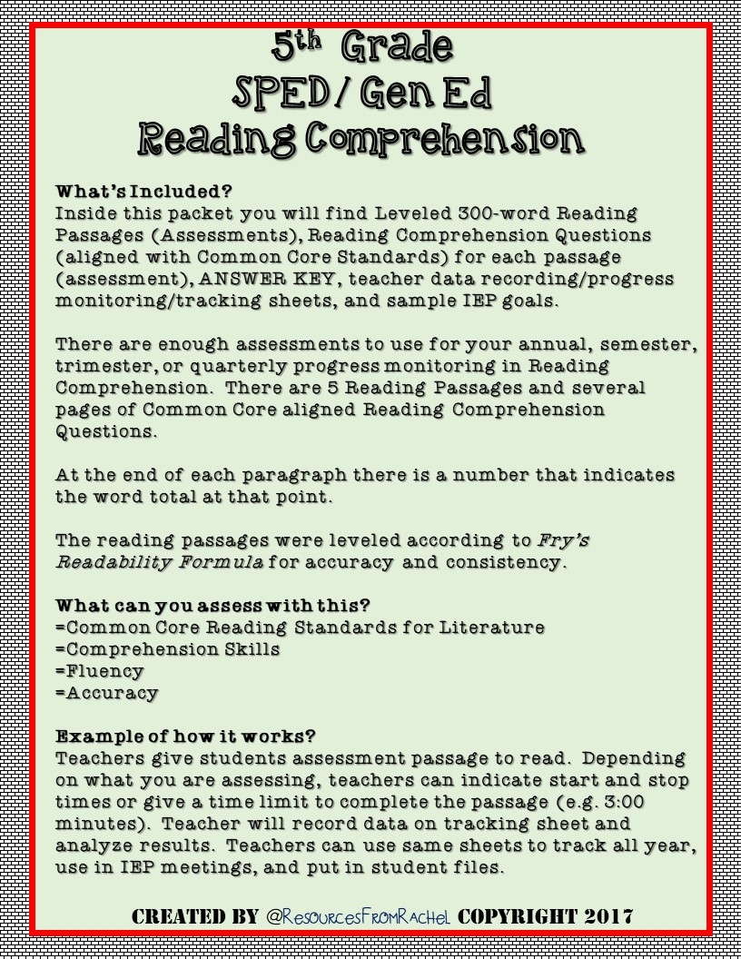 Common Core Standards Reading Comprehension Worksheets Common Core Standards Reading Comprehension Worksheets