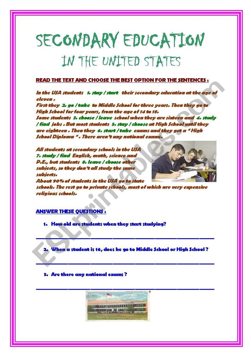 Reading Comprehension Exercises ESL Worksheet By Aliciapc Reading Comprehension Exercises ESL Worksheet By Aliciapc