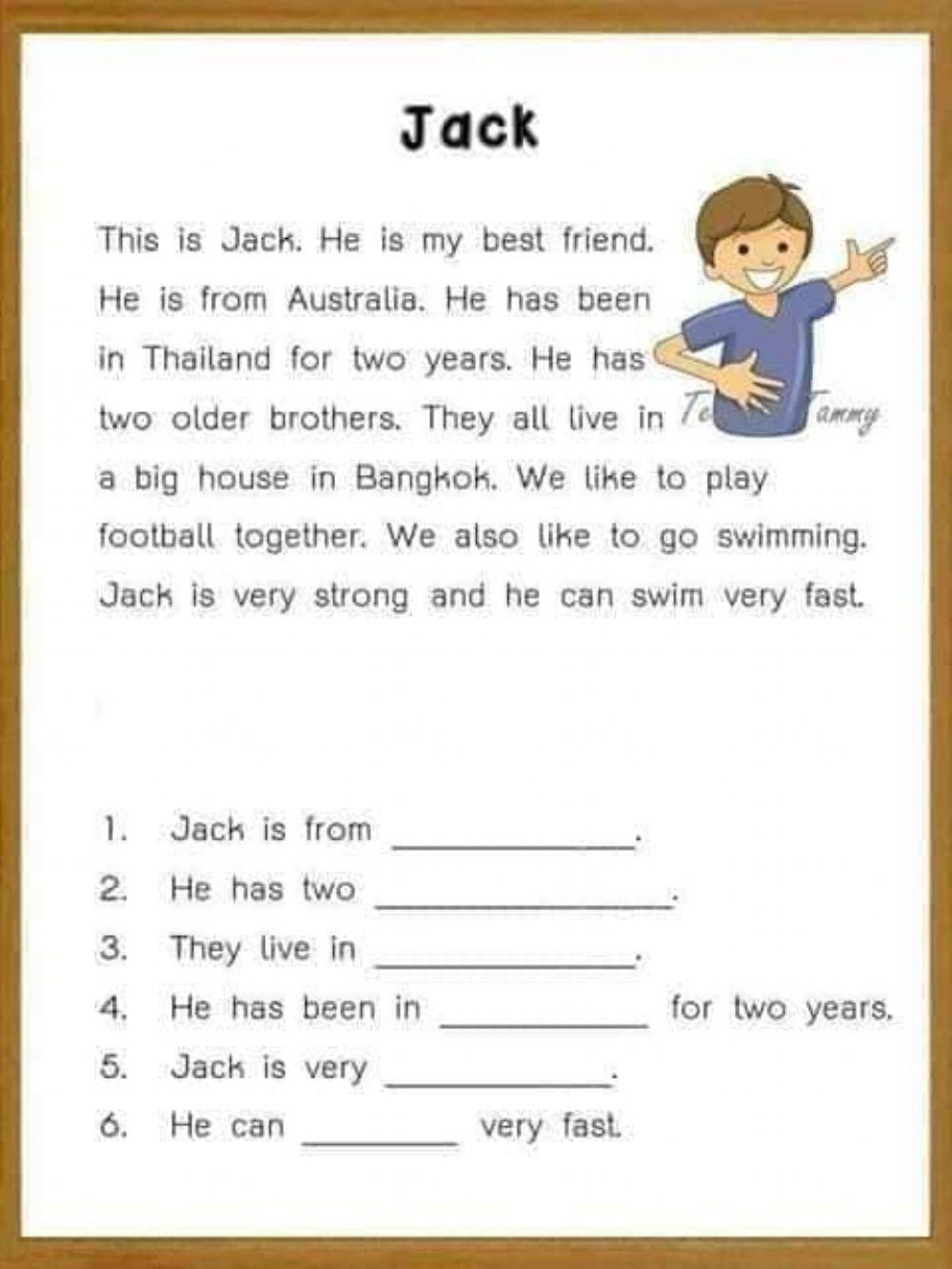 Reading Comprehension For Kids Worksheet Live Worksheets Worksheets Library Reading Comprehension For Kids Worksheet Live Worksheets Worksheets Library