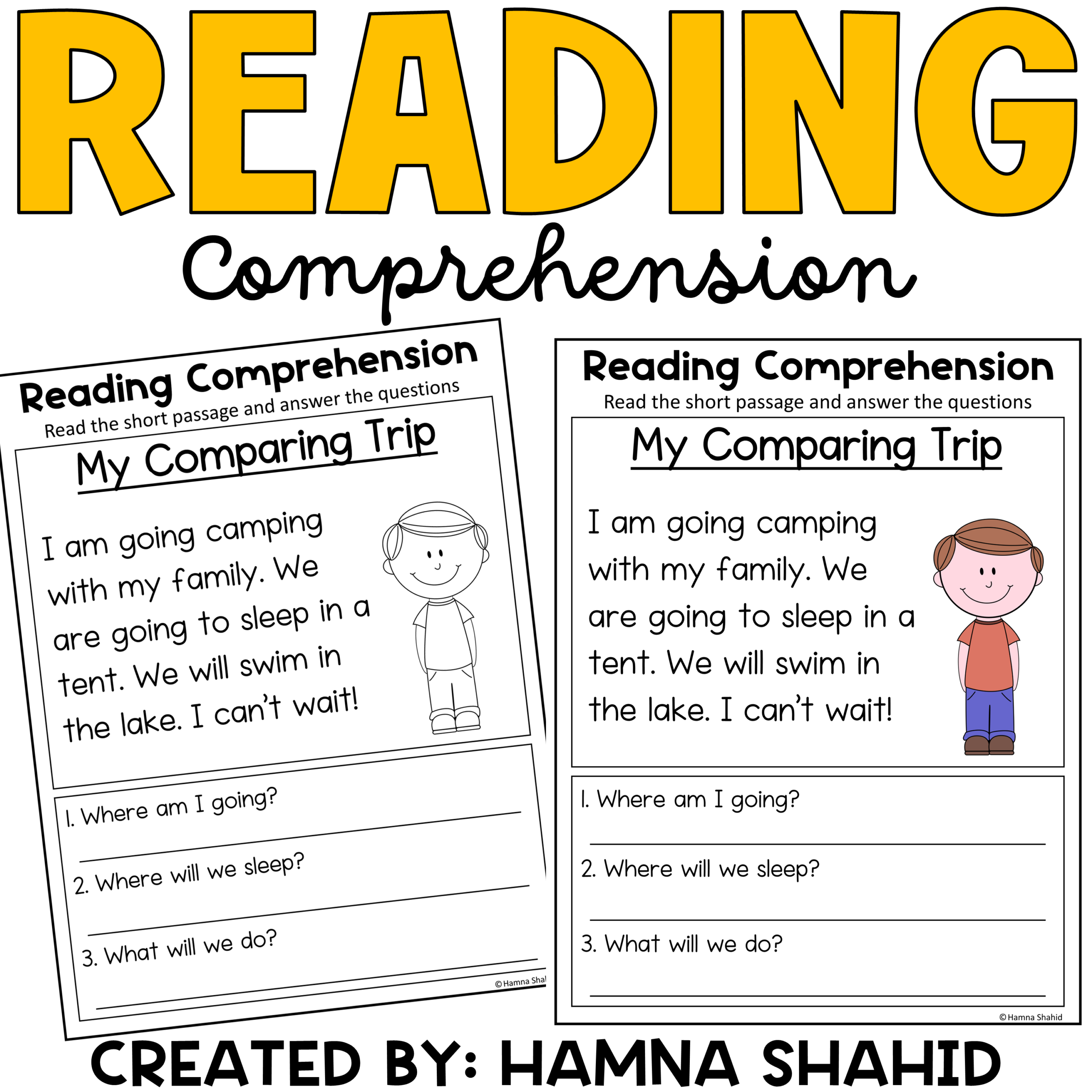Reading Comprehension Passages And Questions Made By Teachers Reading Comprehension Passages And Questions Made By Teachers
