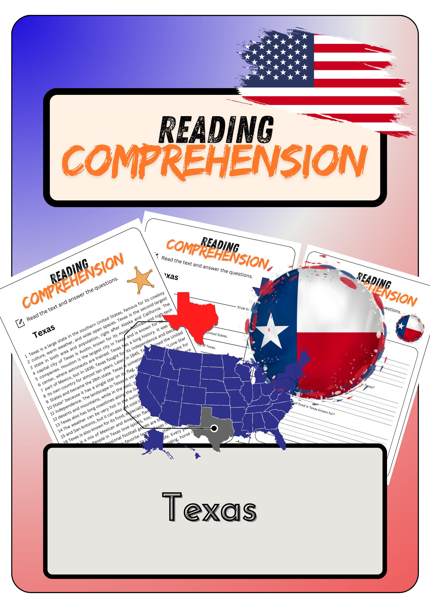 Reading Comprehension Texas Solutions Made By Teachers