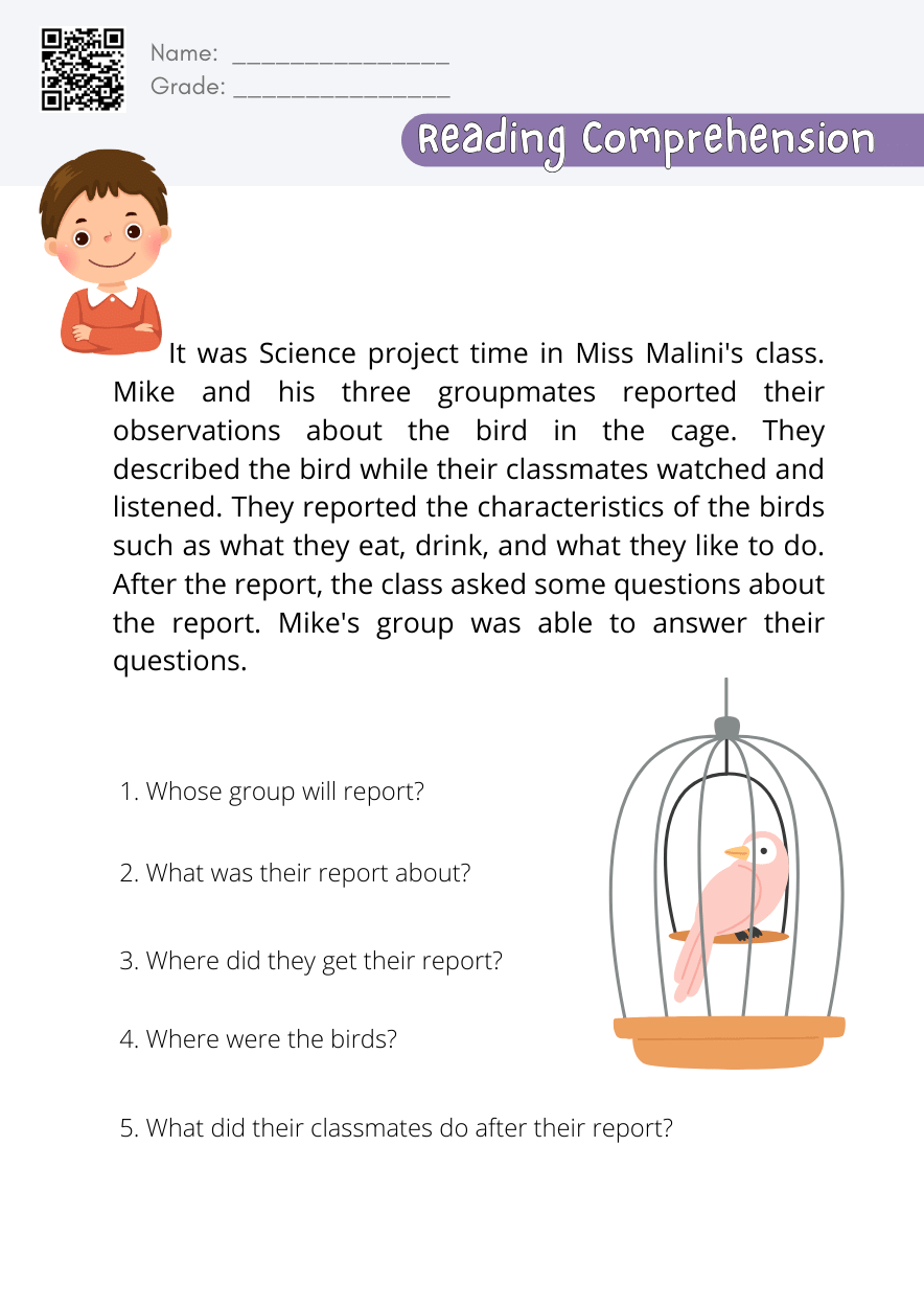 Free Grade 5 Reading Comprehension Worksheets Free Grade 5 Reading Comprehension Worksheets