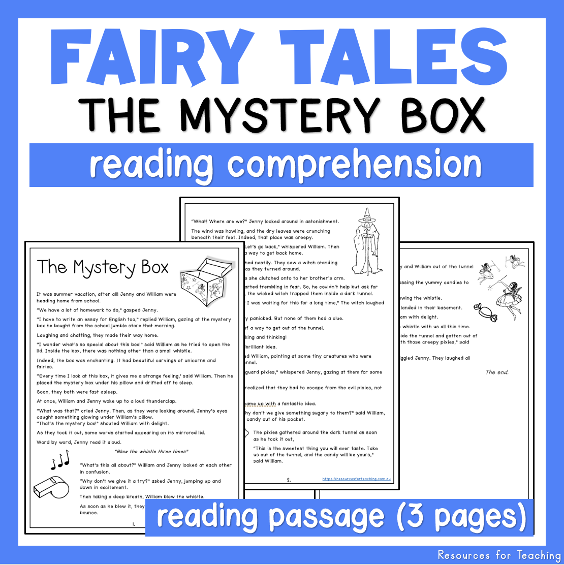Reading Comprehension Worksheets Fairy Tale 2 Resources For Reading Comprehension Worksheets Fairy Tale 2 Resources For
