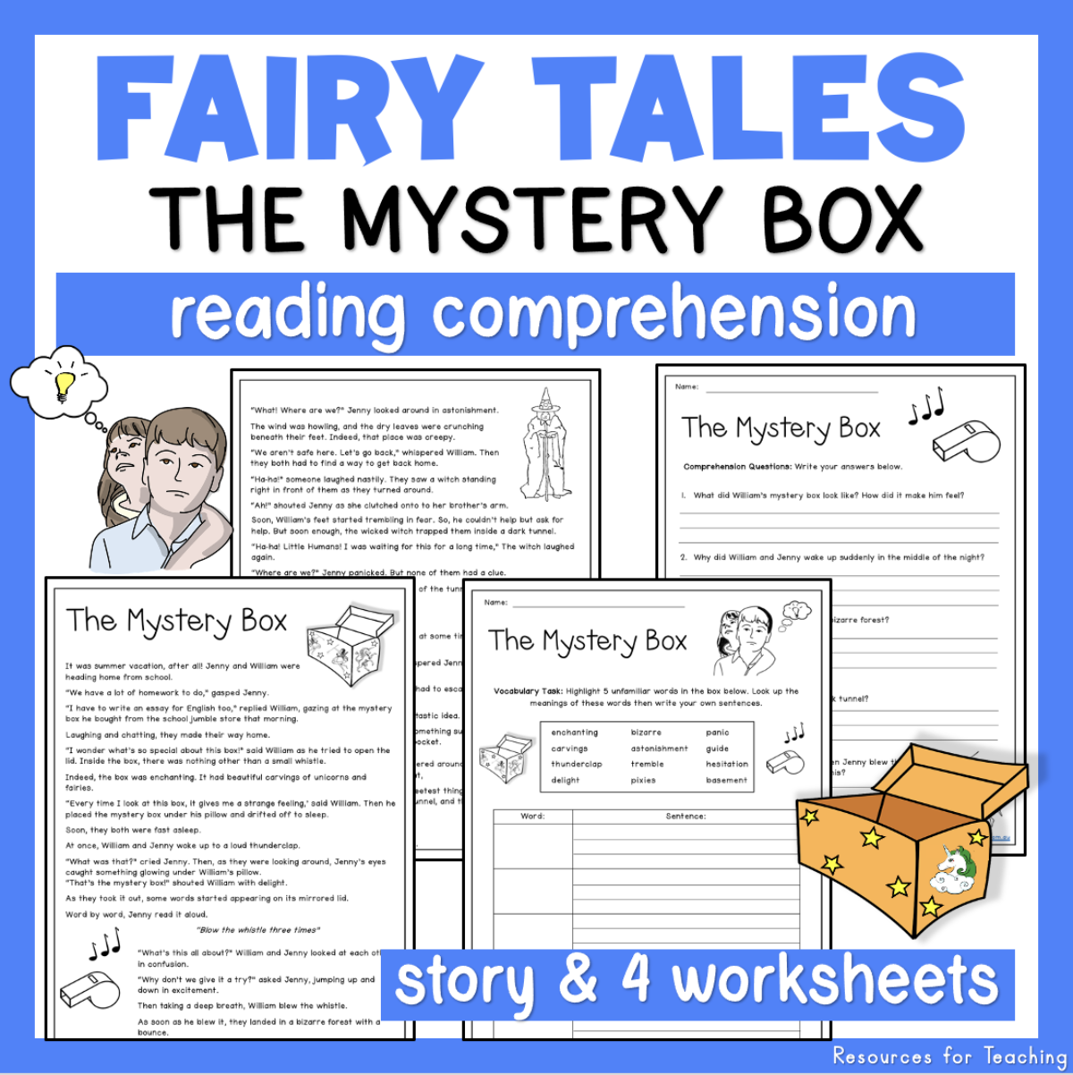 Reading Comprehension Worksheets Fairy Tale 2 Resources For Reading Comprehension Worksheets Fairy Tale 2 Resources For