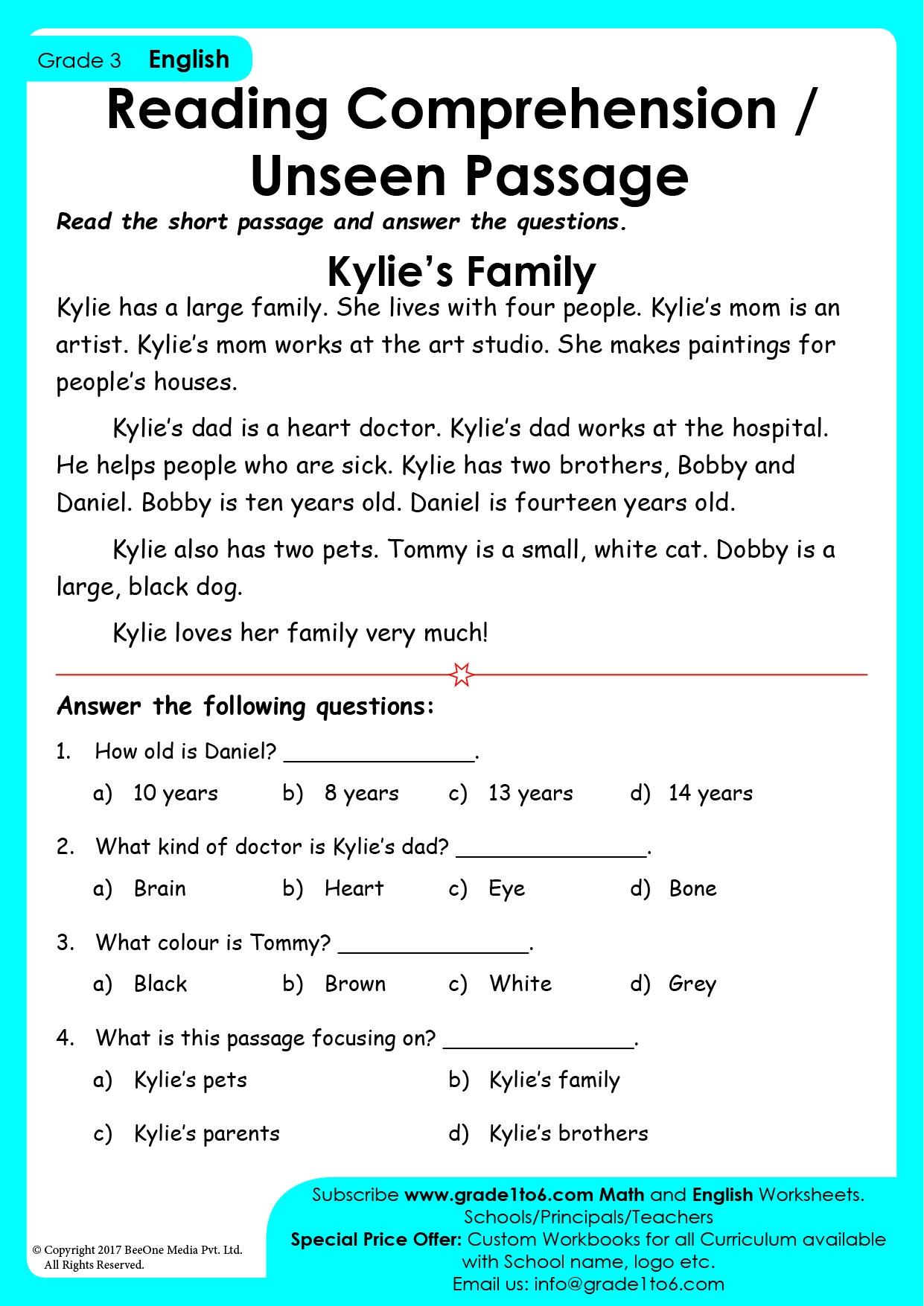 Reading Worksheets For Grade 3 Printable Reading Worksheets For Grade 3 Printable