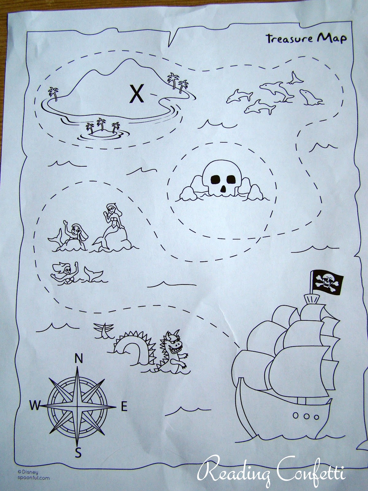 Reading Confetti Preschool Treasure Maps Reading Confetti Preschool Treasure Maps