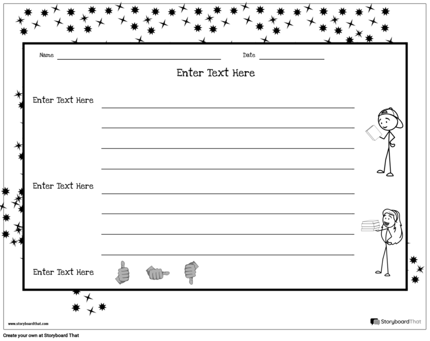 Reading Response Worksheets Customizable Templates