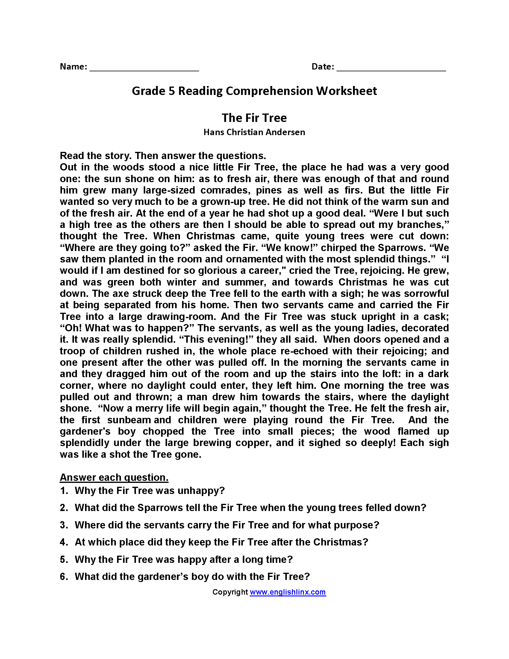 Reading Worksheets Fifth Grade Reading Worksheets Reading Worksheets Fifth Grade Reading Worksheets