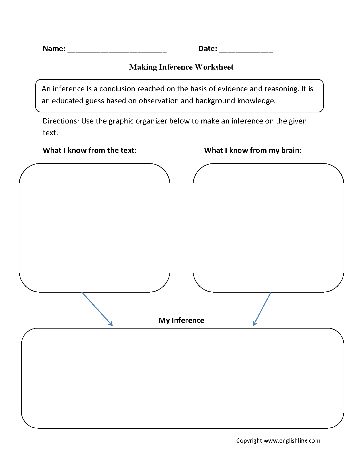 Reading Worksheets Inference Worksheets Worksheets Library