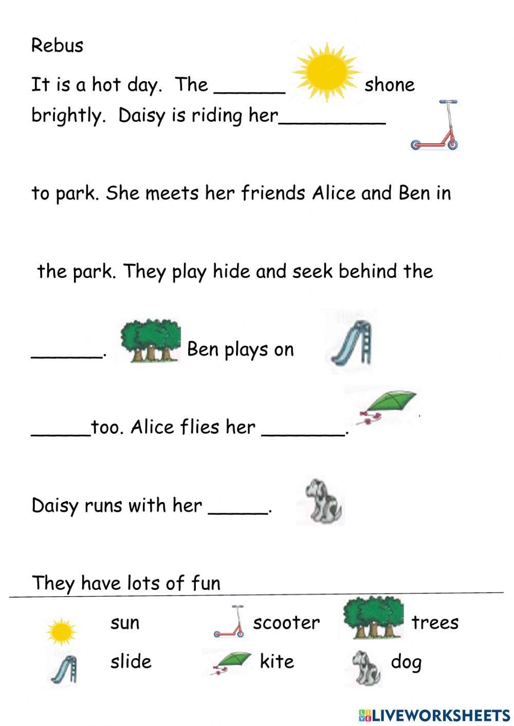 Rebus Reading 1 Online Exercise For Live Worksheets Worksheets Library Rebus Reading 1 Online Exercise For Live Worksheets Worksheets Library