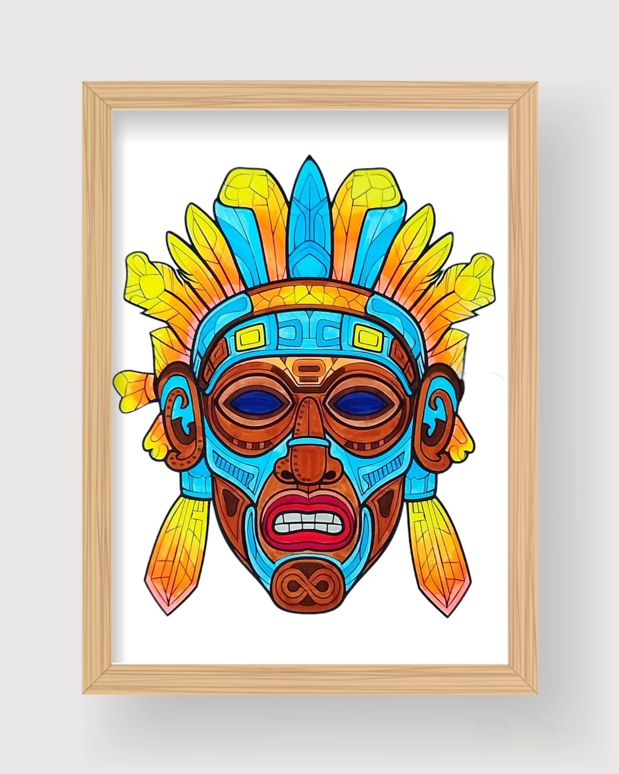 Free Printable Mayan Mask Empty Worksheets Free Printable Mayan Mask Empty Worksheets