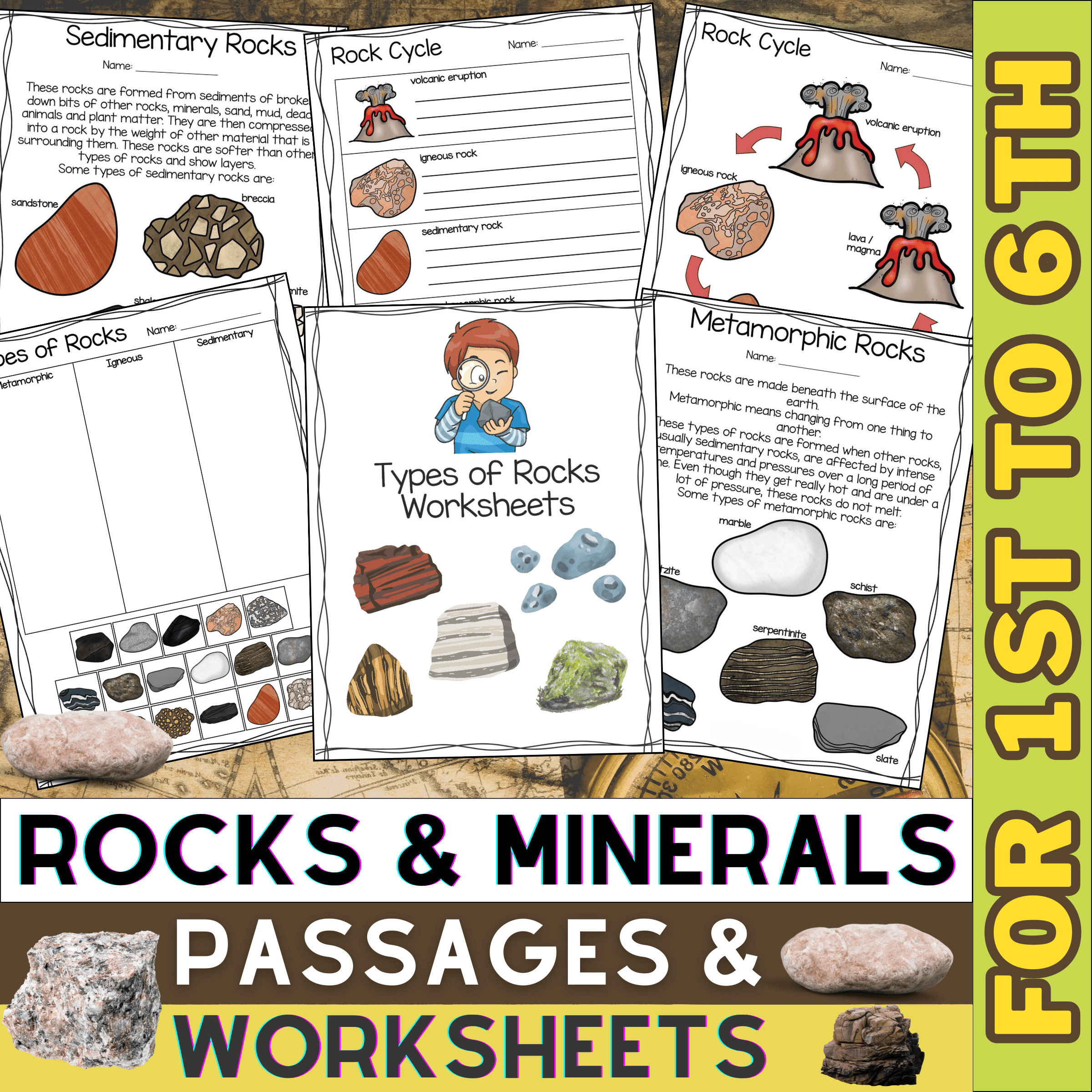 Free Printable Worksheets On Rocks
