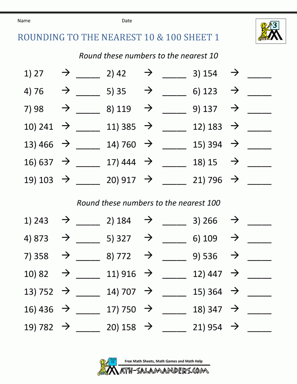 Rounding Numbers Worksheets Grade 4 Pdf Rounding Numbers Worksheets Grade 4 Pdf