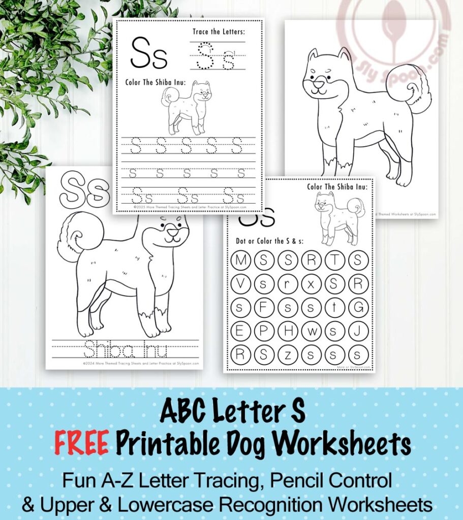S Is For Shiba Inu Free Fun Printable Dog Themed Learning For Kids Sly Spoon S Is For Shiba Inu Free Fun Printable Dog Themed Learning For Kids Sly Spoon