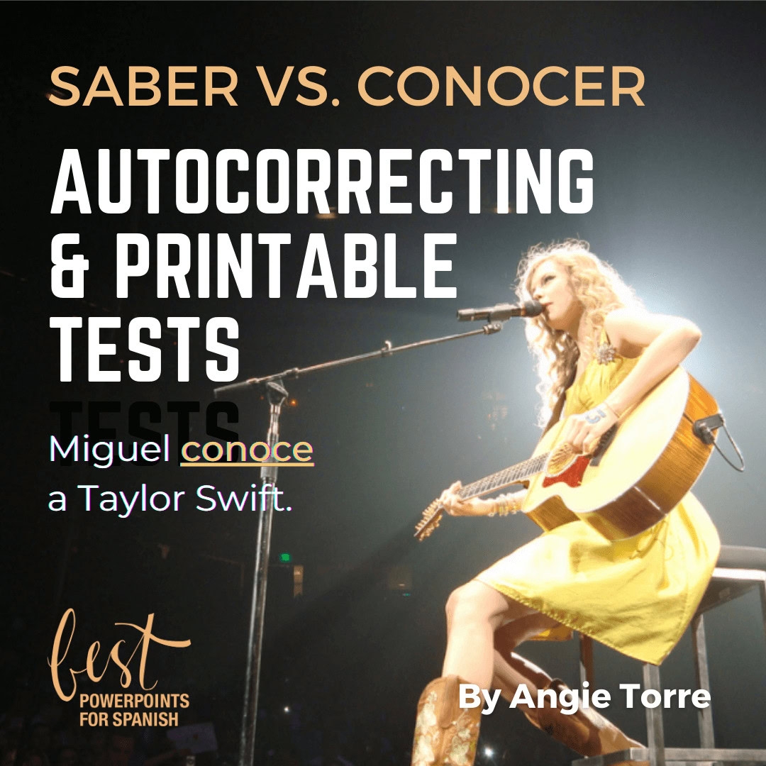 Saber Conocer Free Printable Worksheets