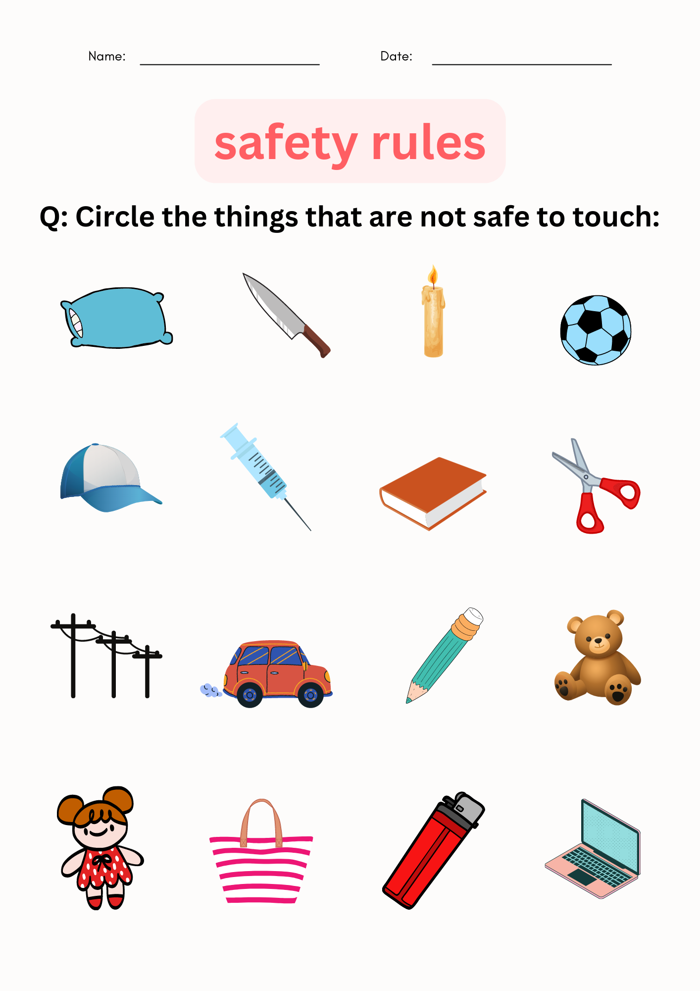 Science Lab Safety Rules Paragraph Worksheet Made By Teachers