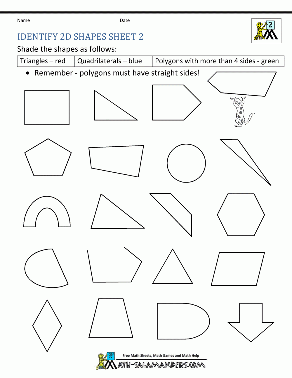 Second Grade Geometry Second Grade Geometry