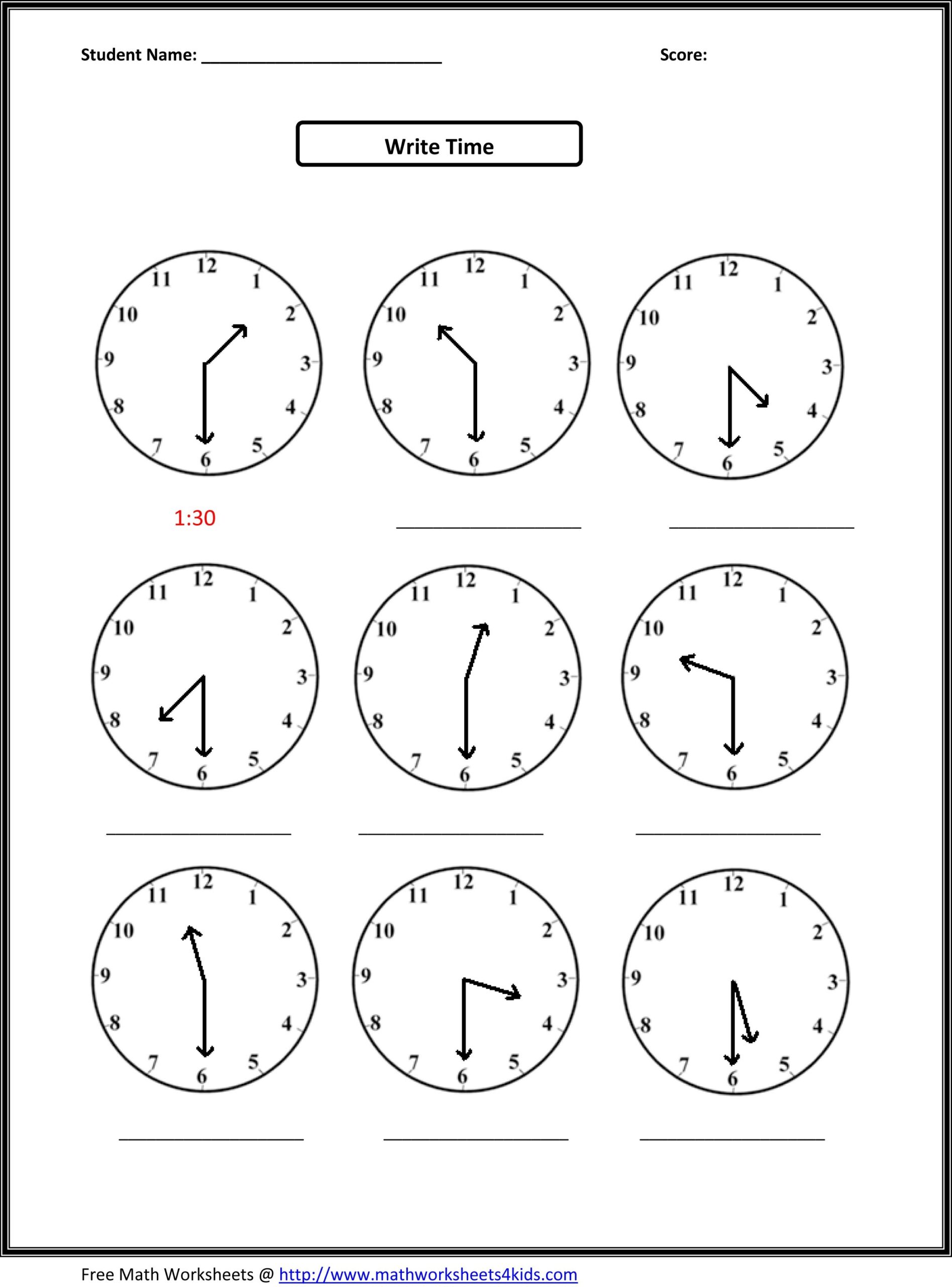Math Worksheets For 2nd Graders Math Worksheets For 2nd Graders