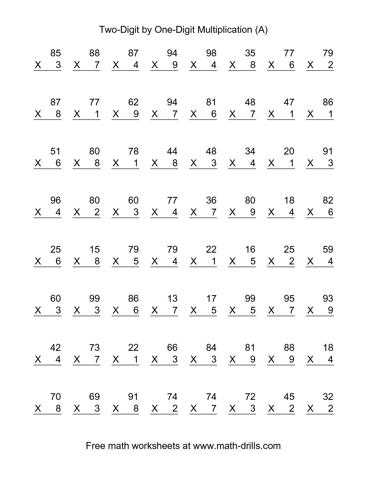 Second Grade Mathltiplication Worksheets 2nd For All Math Second Grade Mathltiplication Worksheets 2nd For All Math