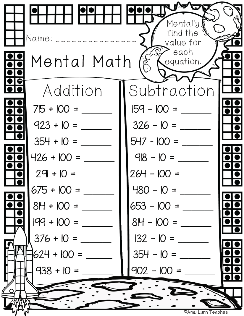 Second Grade Space Themed Worksheets 100 Standards Aligned Printables Made By Teachers Second Grade Space Themed Worksheets 100 Standards Aligned Printables Made By Teachers
