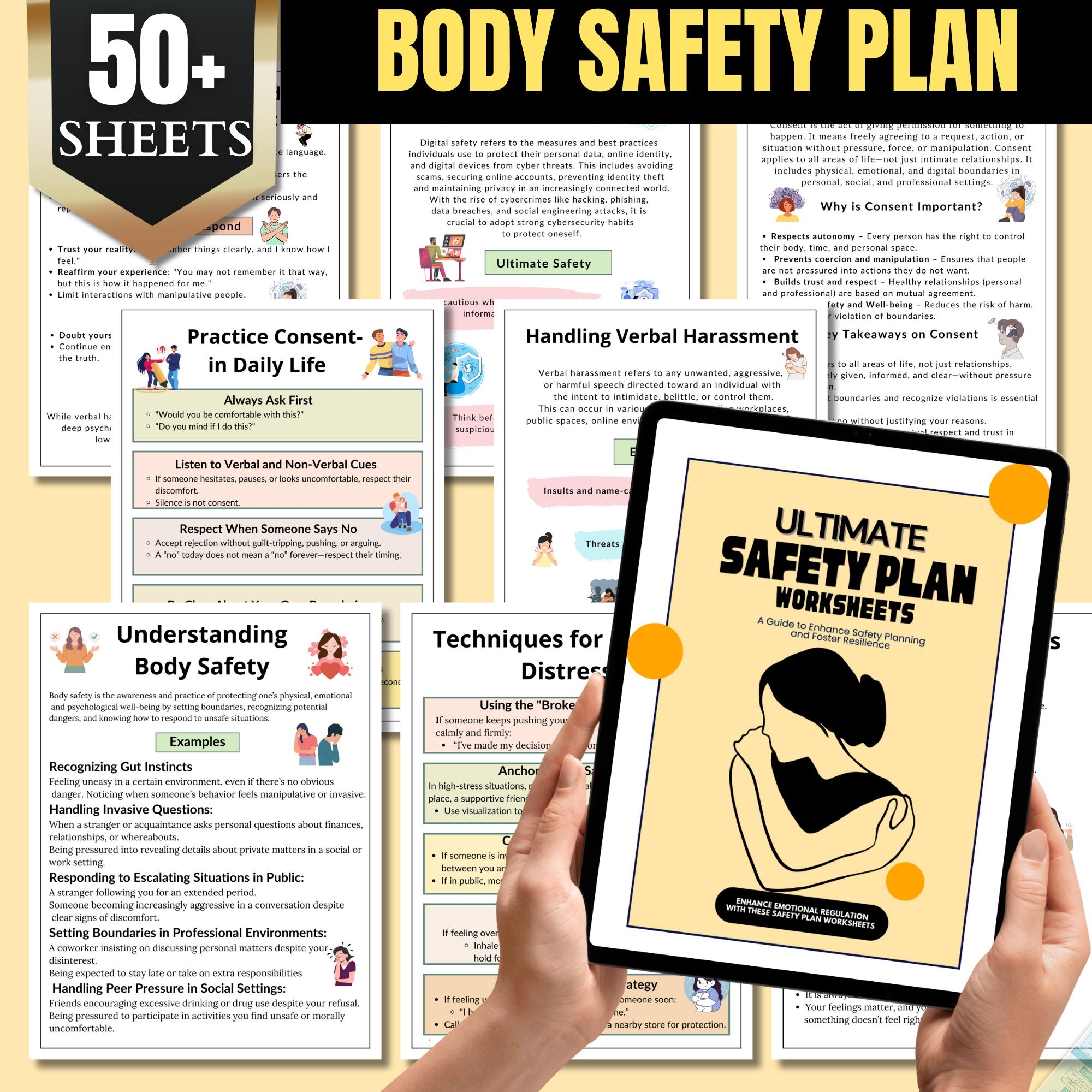Printable Seeking Safety Worksheets Printable Seeking Safety Worksheets