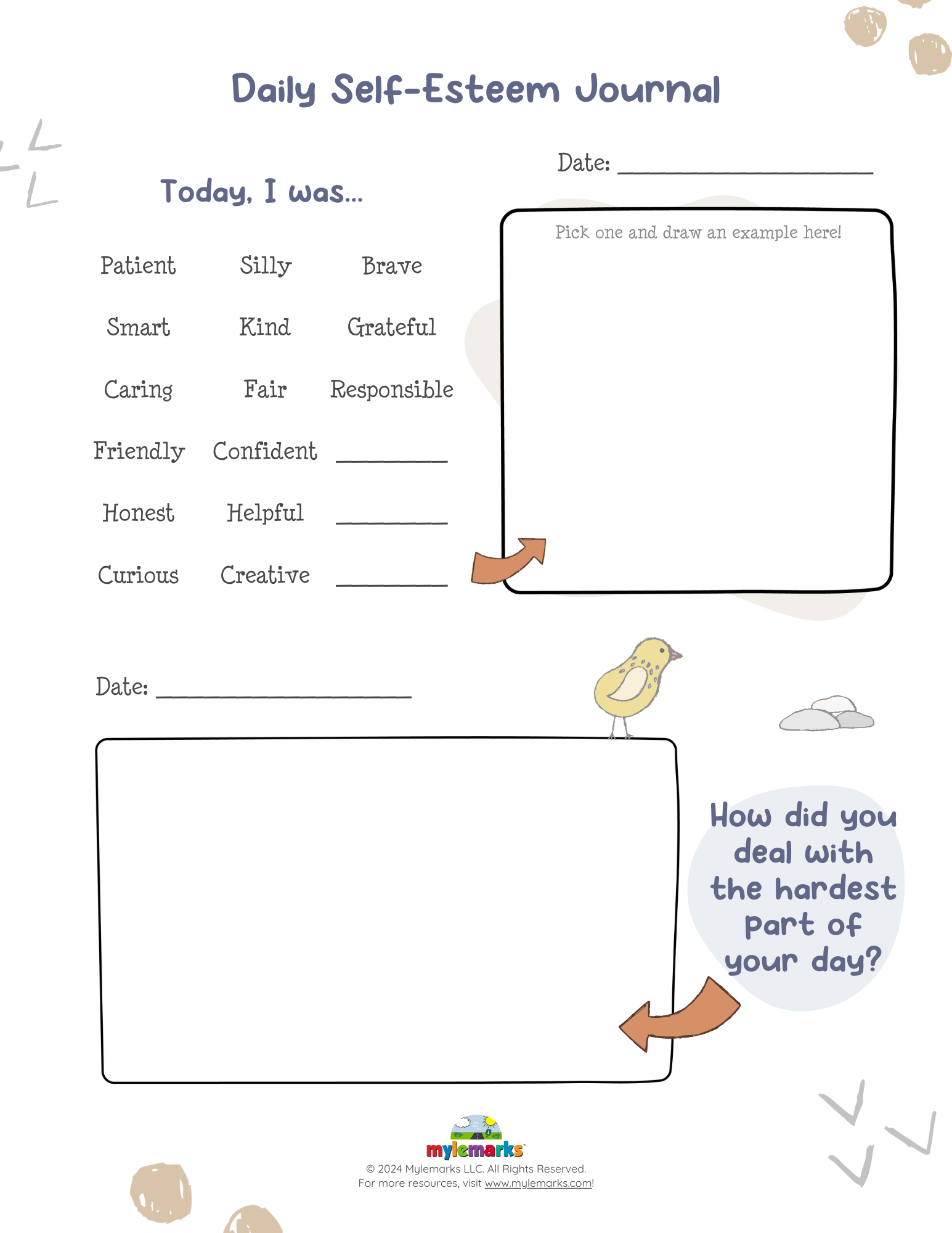 Self Esteem Printable Worksheets Self Esteem Printable Worksheets