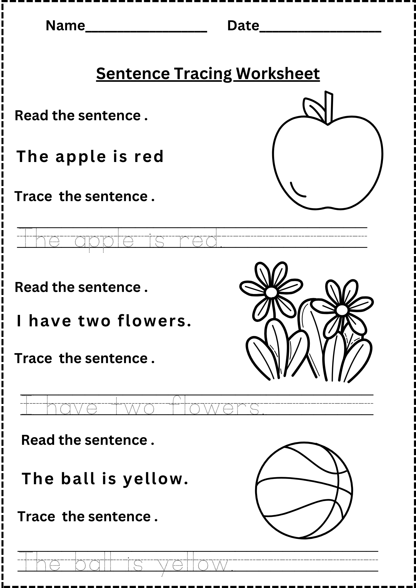 Handwriting Practice For Preschoolers Printables