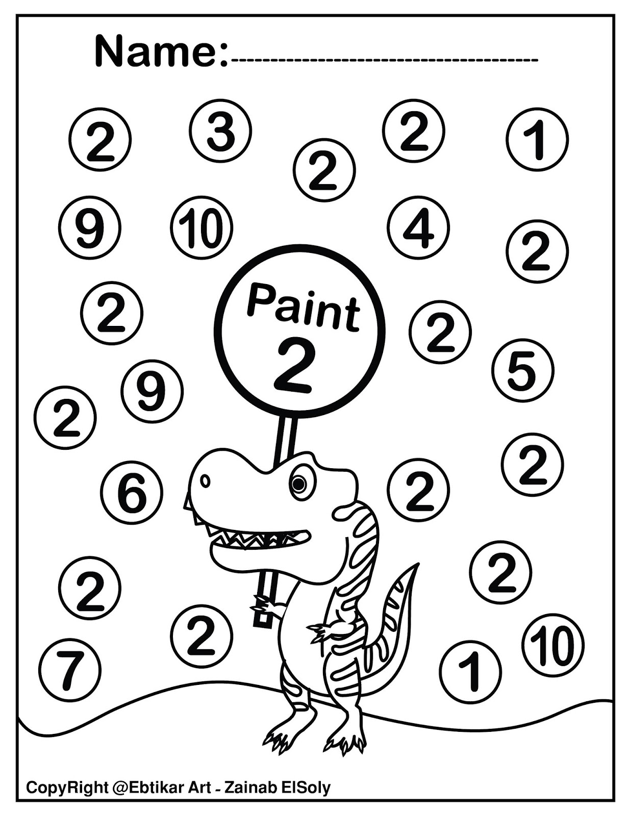 Set Of 123 Dinosaur Trex Activity Paint A Dot Preschool Coloring Sheets Set Of 123 Dinosaur Trex Activity Paint A Dot Preschool Coloring Sheets