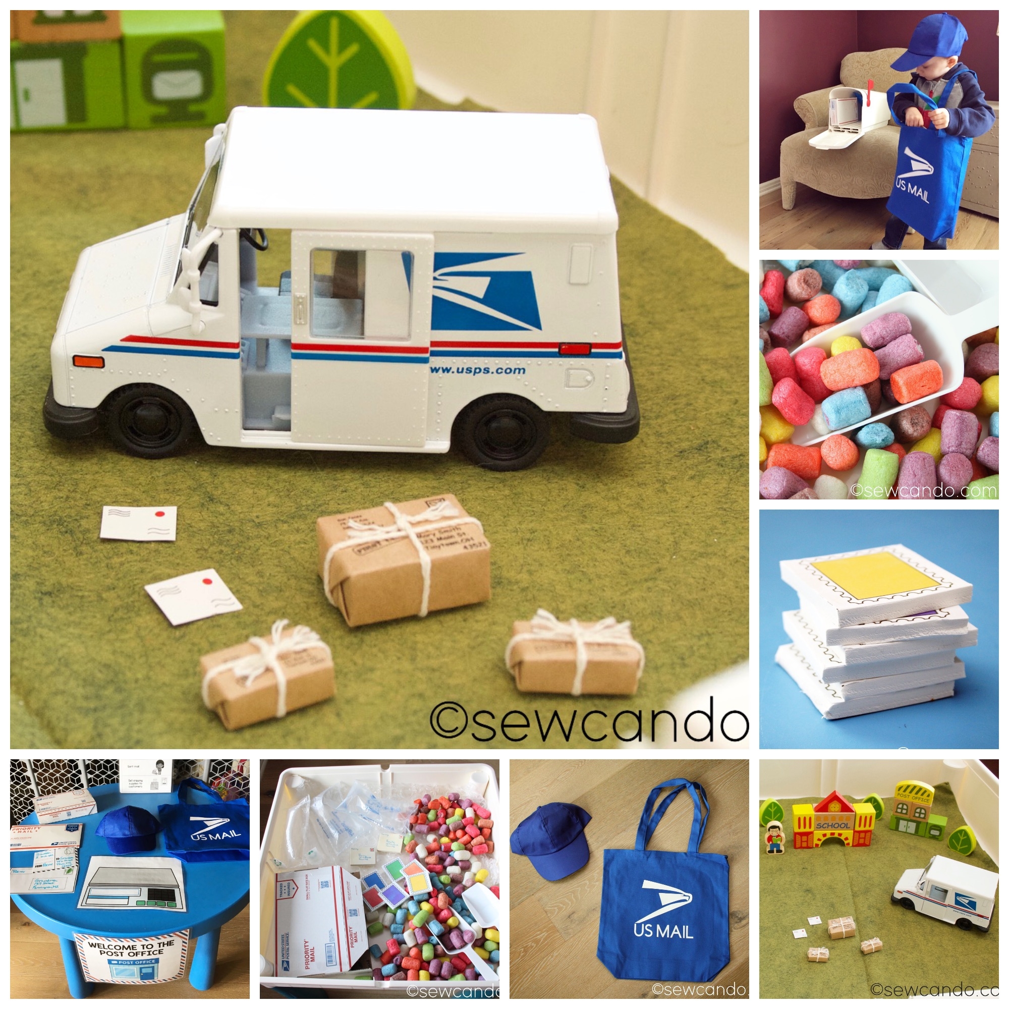 Sew Can Do DIY Post Office Play Fun For Preschoolers 