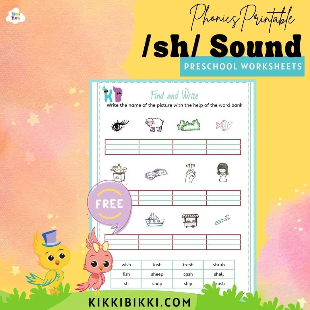 Free Printable Sh Digraph Worksheet Free Printable Sh Digraph Worksheet