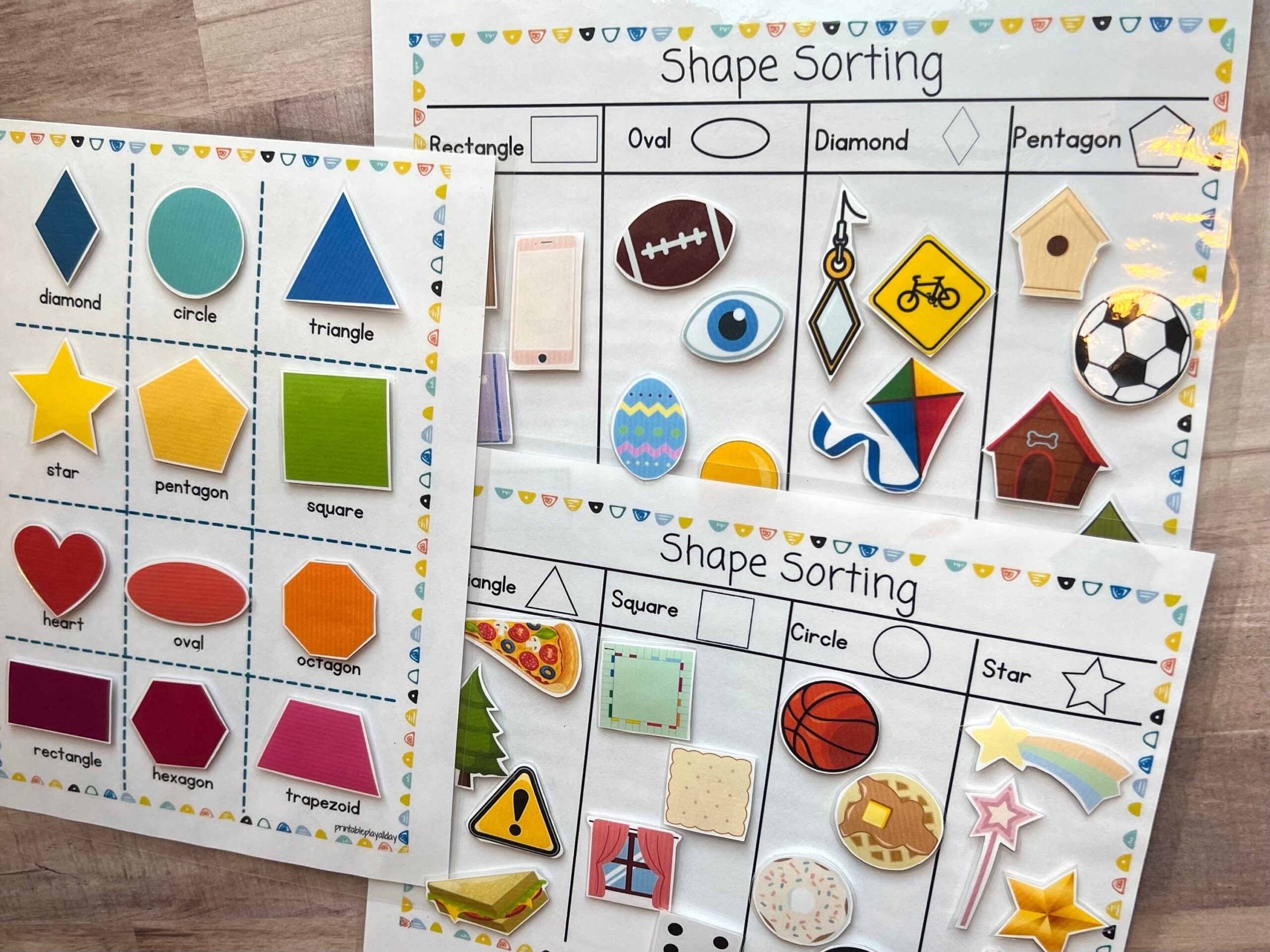 Printable Sorting Games For Preschoolers