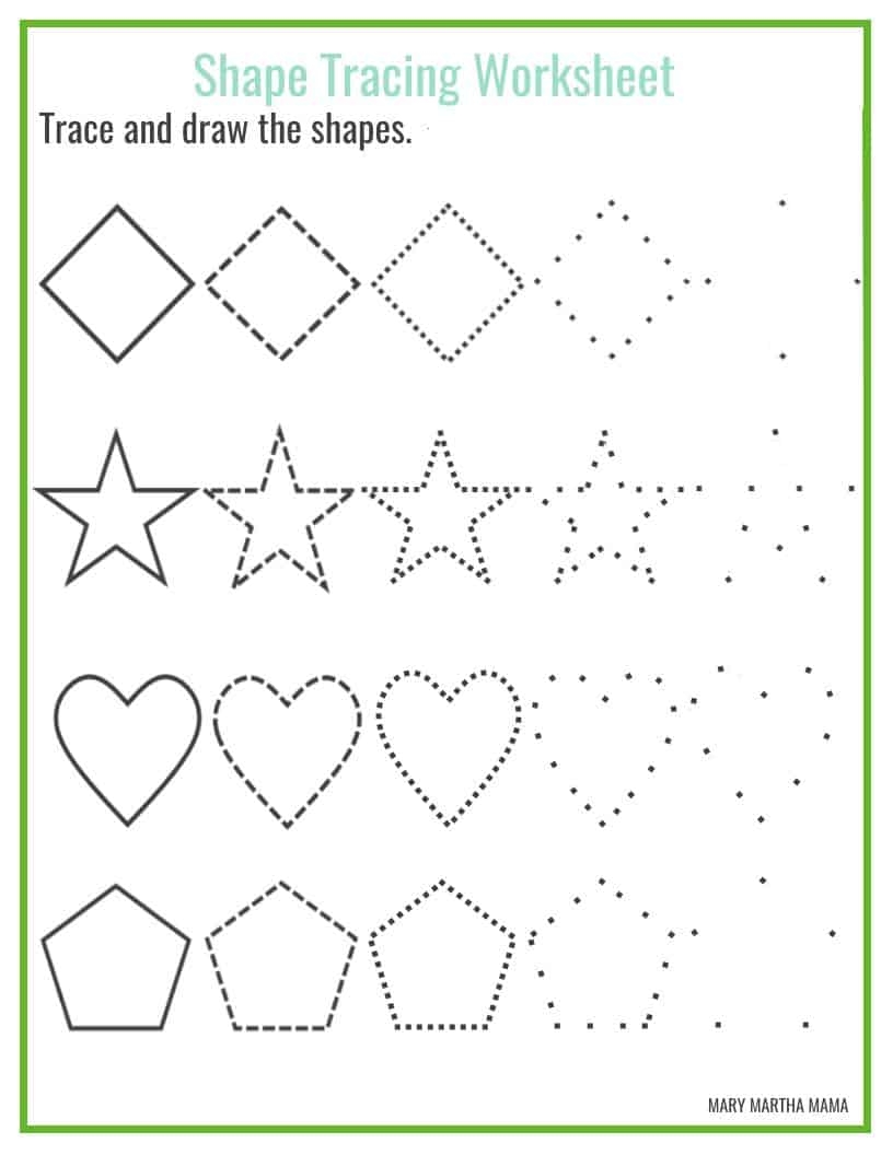 Shapes Worksheets For Preschool Free Printables Mary Martha Mama Worksheets Library Shapes Worksheets For Preschool Free Printables Mary Martha Mama Worksheets Library