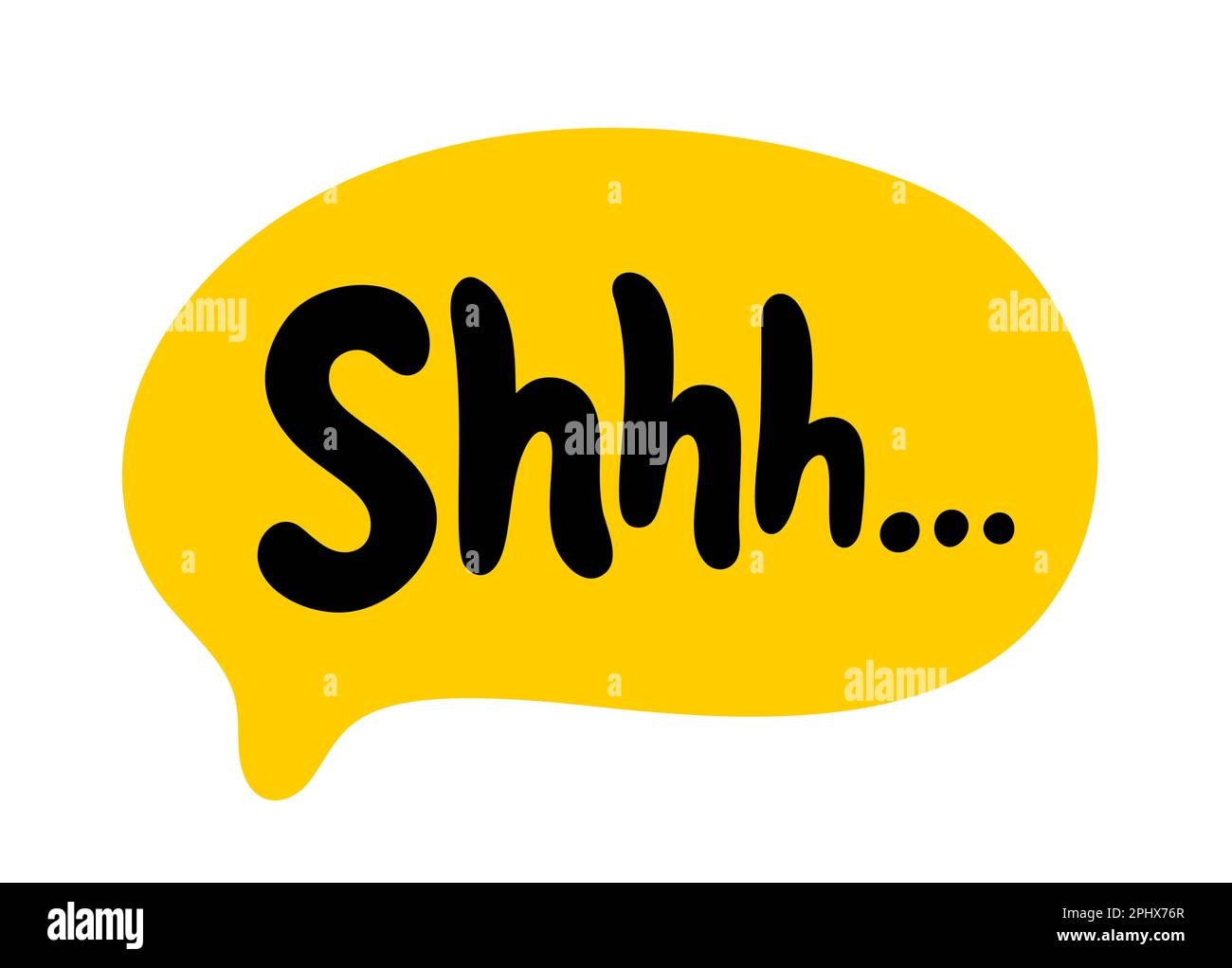 Shh Graphic Cut Out Stock Images U0026 Pictures Alamy