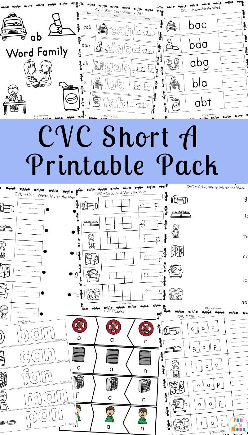 Free Printable Short A Worksheets Free Printable Short A Worksheets