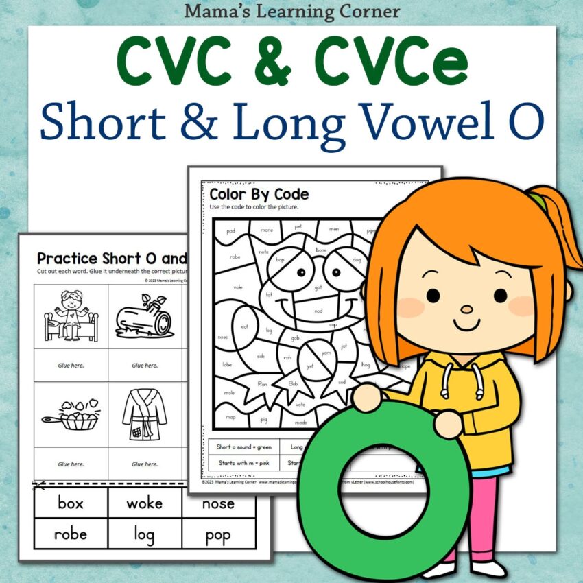 Short O And Long O Worksheet Packet Mamas Learning Corner
