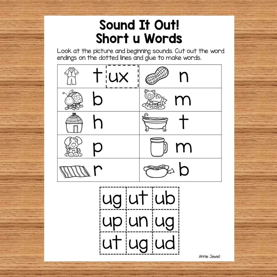Short Vowel Worksheets And Printables Short U Made By Teachers