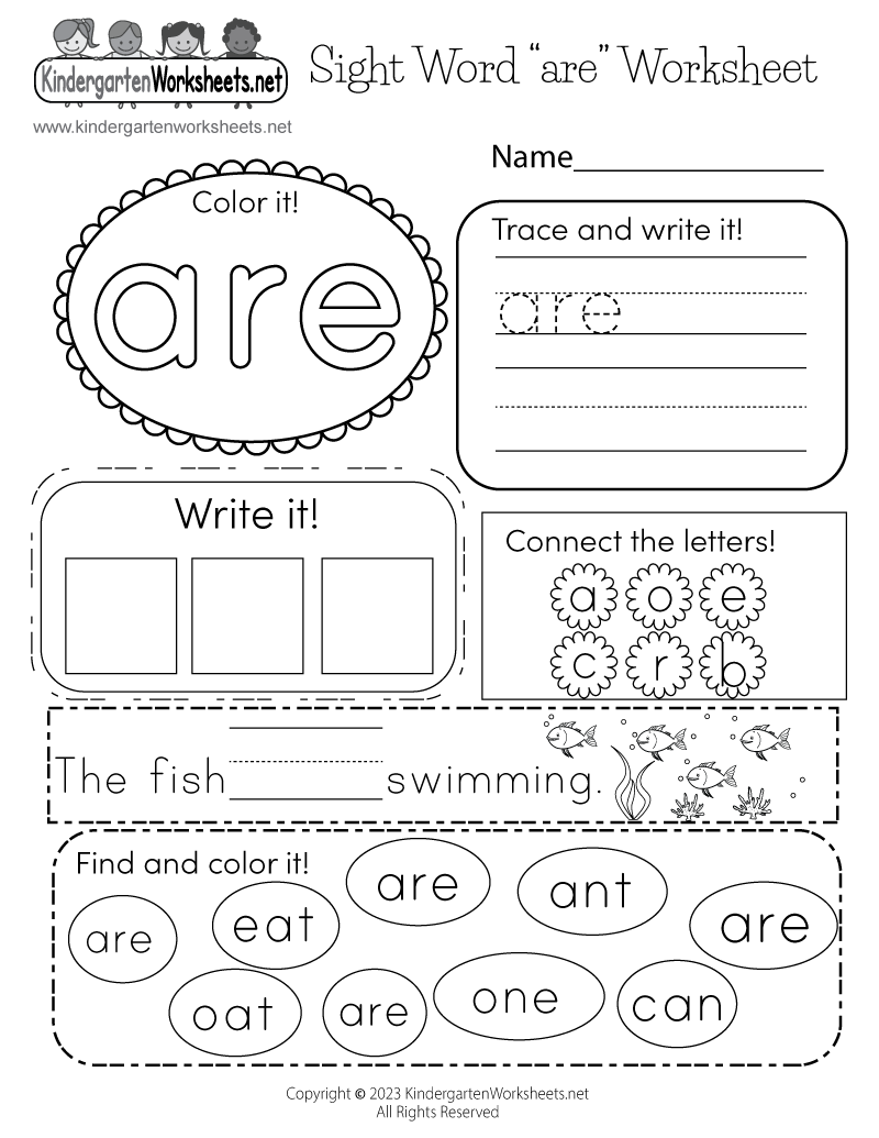 Sight Words Worksheets Free Printable Sight Words Worksheets Free Printable