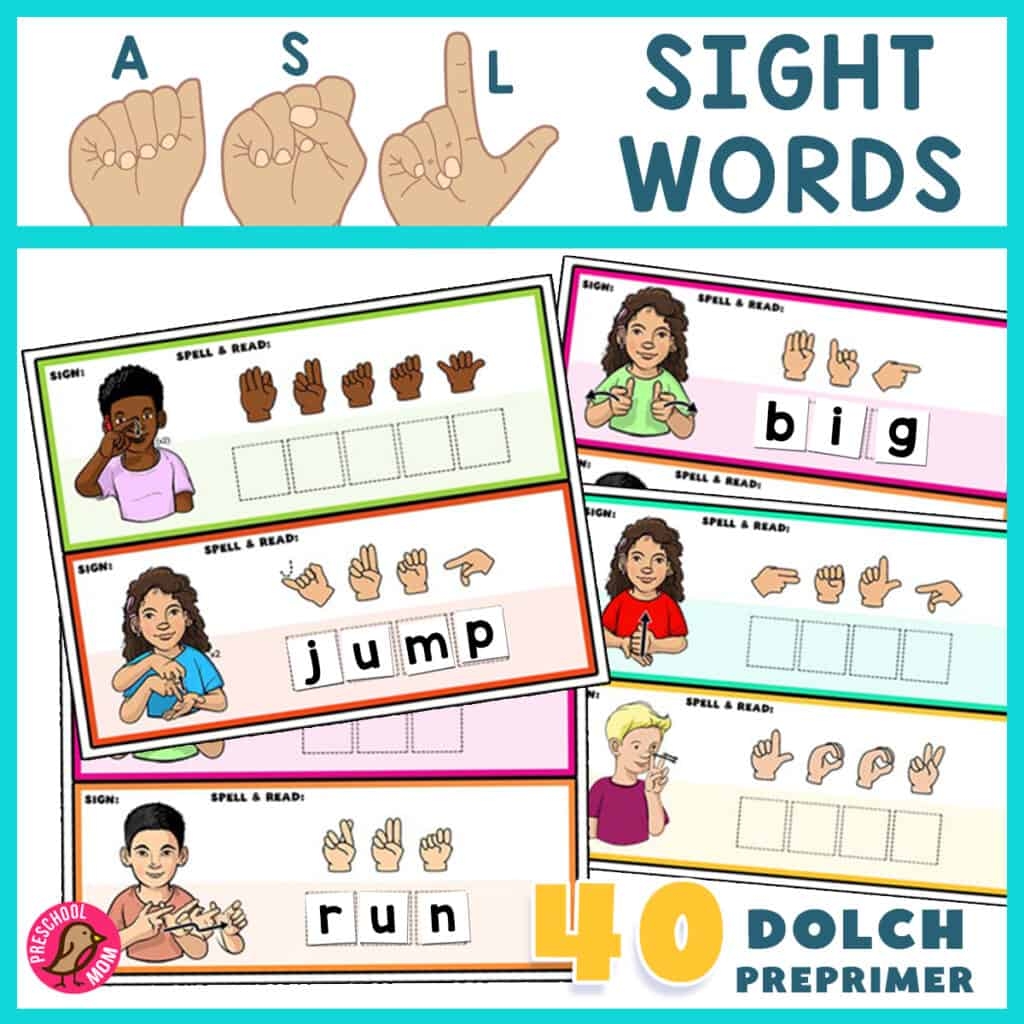 Sign Language Printables Preschool Mom Sign Language Printables Preschool Mom