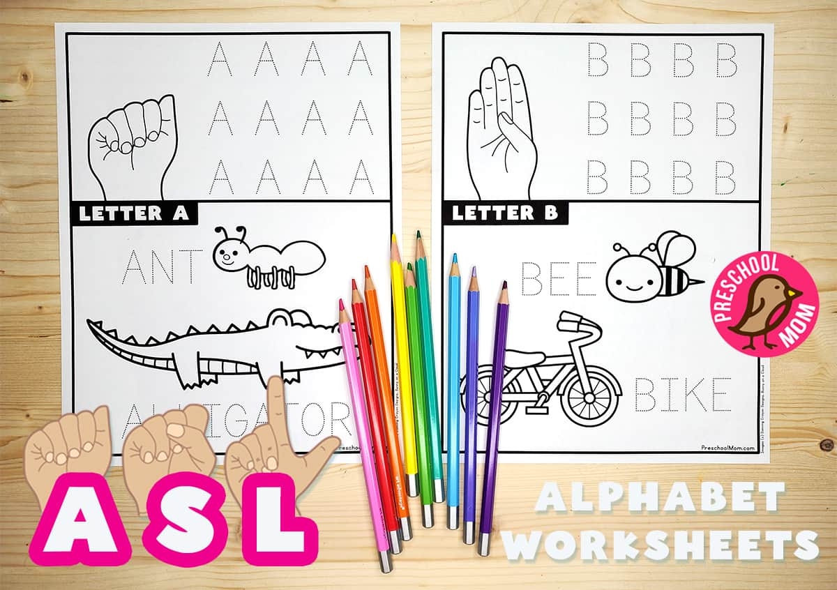 Free Sign Language Printable Worksheets Free Sign Language Printable Worksheets