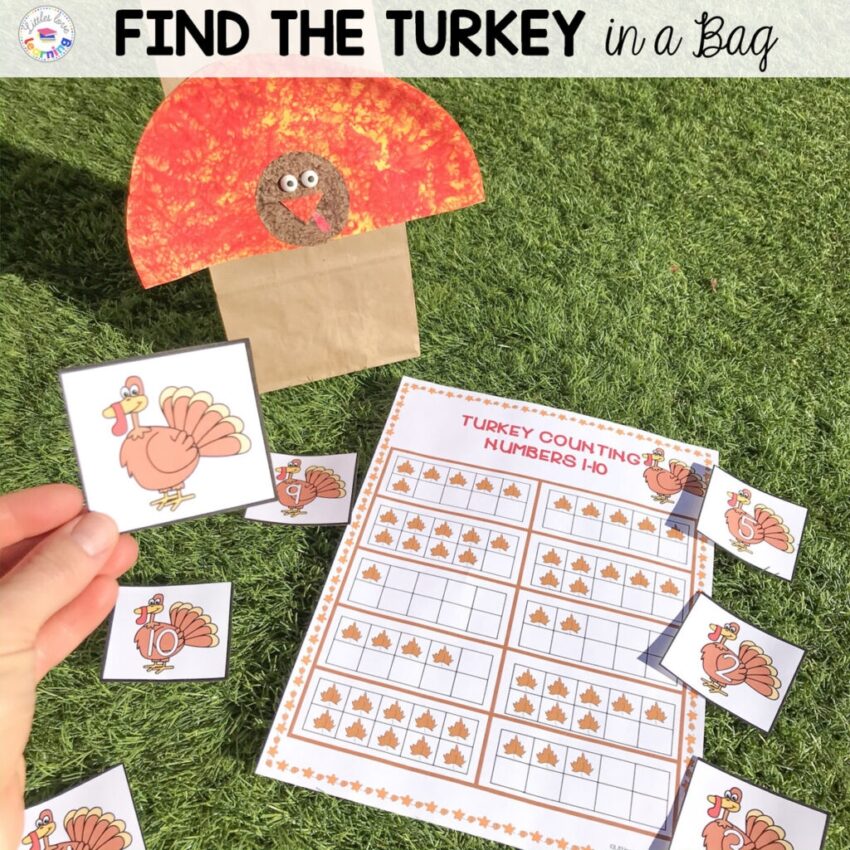 Simple And Fun Thanksgiving Game For Preschool U0026 Pre K Free Printable