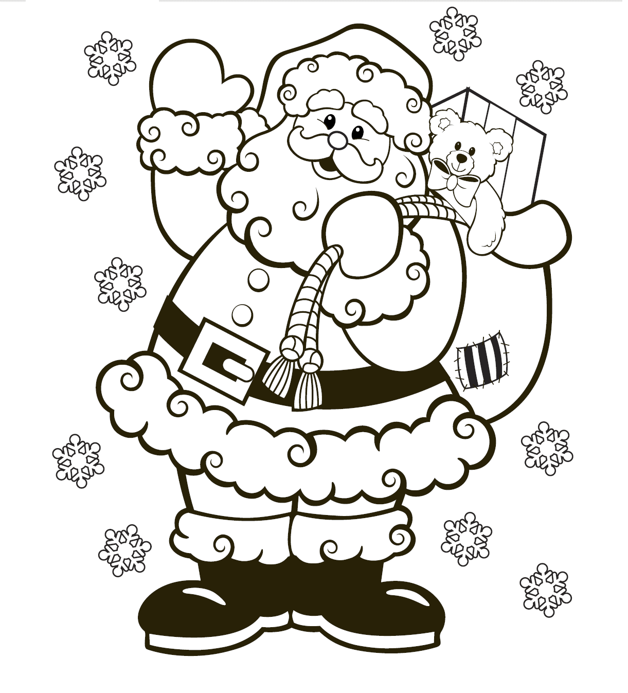 Simple Christmas Coloring Pages Toddlers Coloring Pages By Drawing Kids Medium