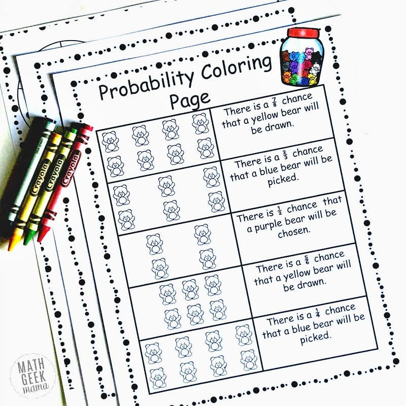 Free Printable Probability Worksheets 4th Grade
