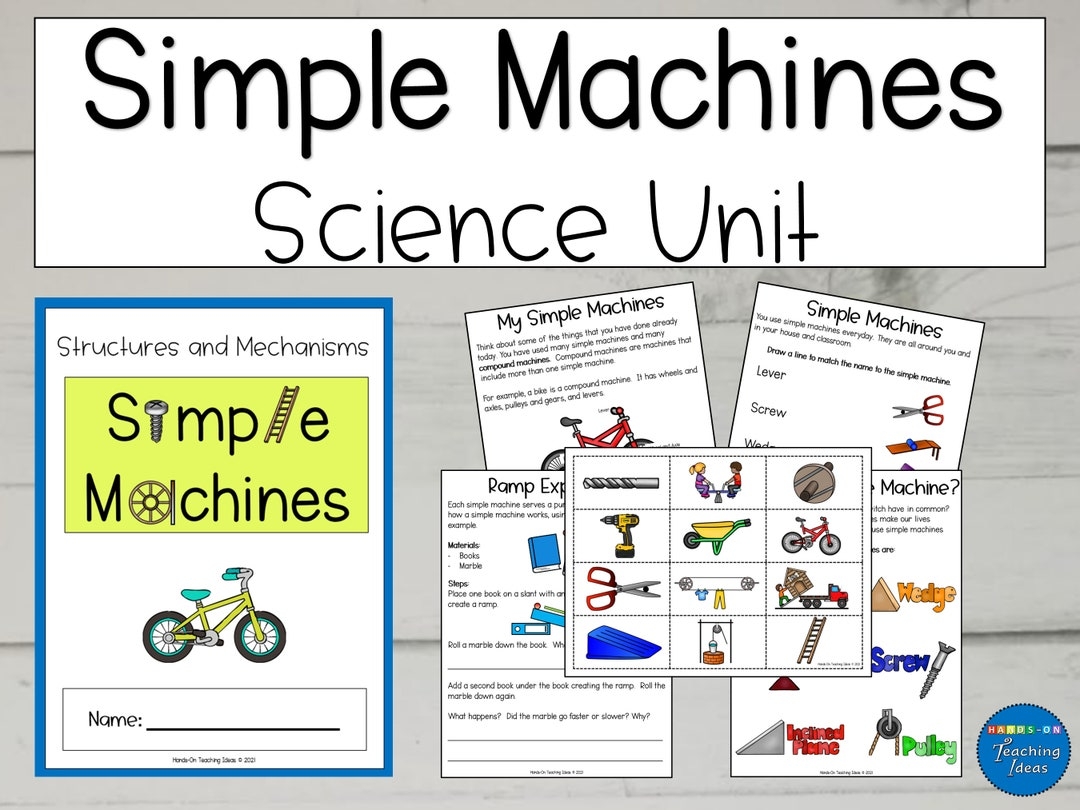 Printable Compound Machines Worksheet