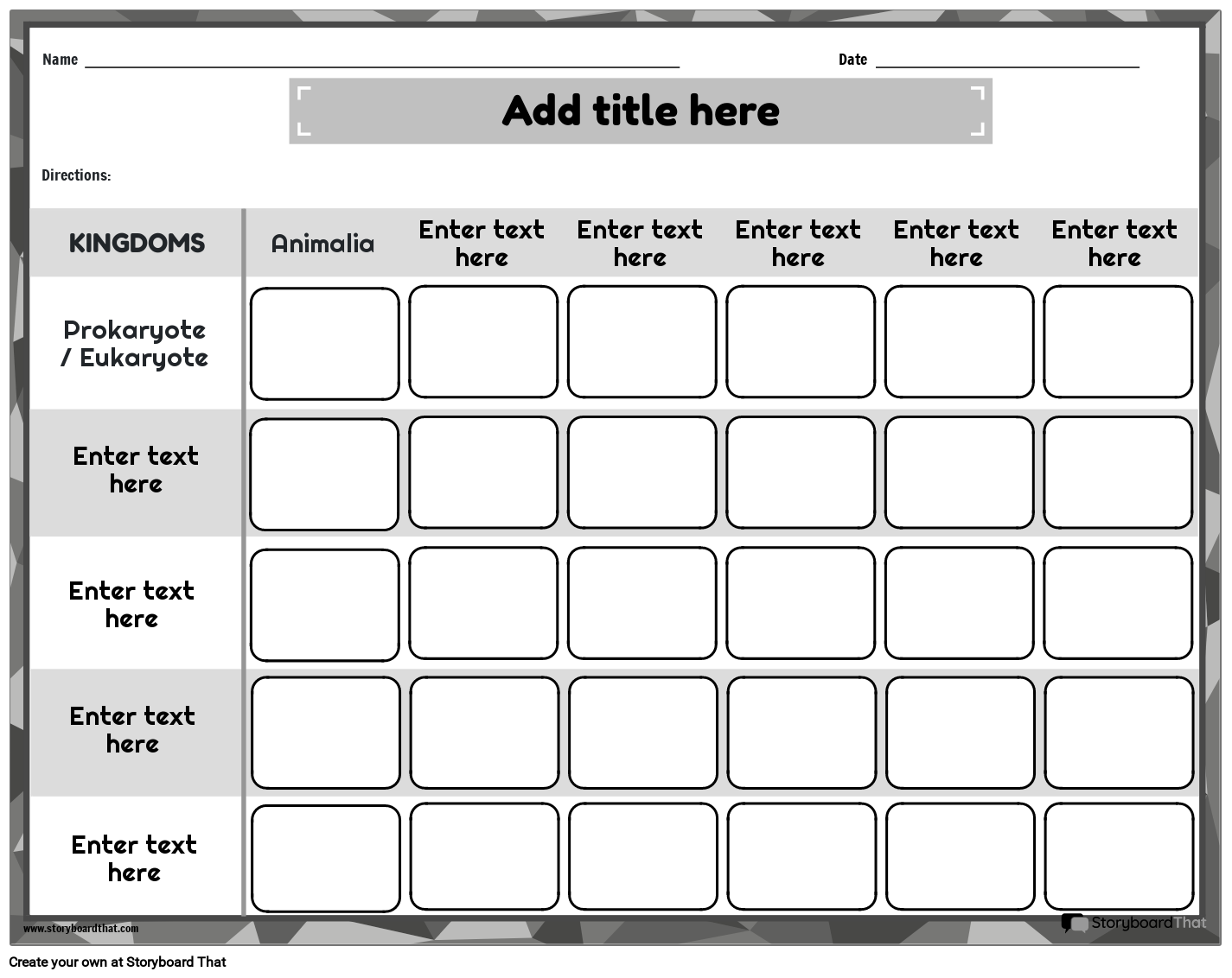 Classification Chart Worksheet Printable Classification Chart Worksheet Printable