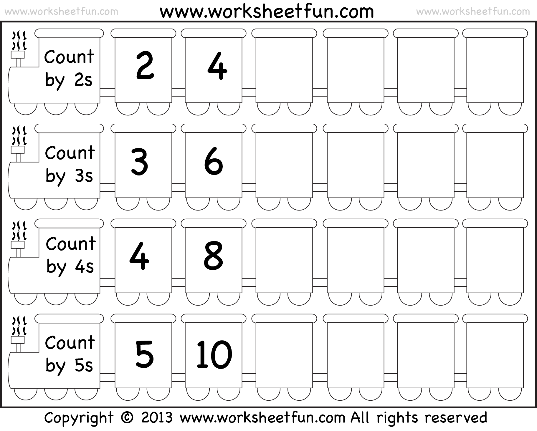 Skip Counting By 2 3 4 And 5 Worksheet FREE Printable Worksheets Worksheetfun Skip Counting By 2 3 4 And 5 Worksheet FREE Printable Worksheets Worksheetfun