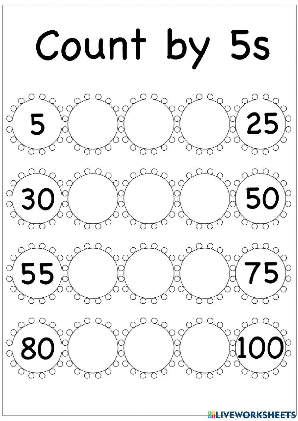 Skip Counting By 5s Interactive Worksheet Worksheets Library Skip Counting By 5s Interactive Worksheet Worksheets Library