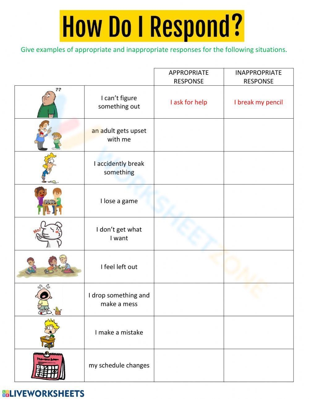 Social Emotional Learning Worksheets 2025