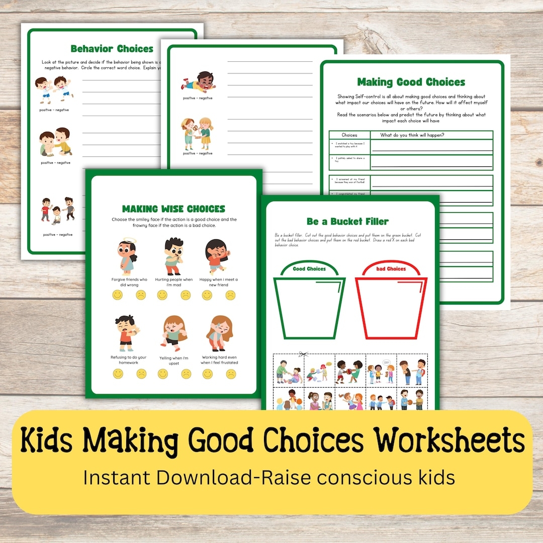 Good Behavior Printable Worksheets Good Behavior Printable Worksheets