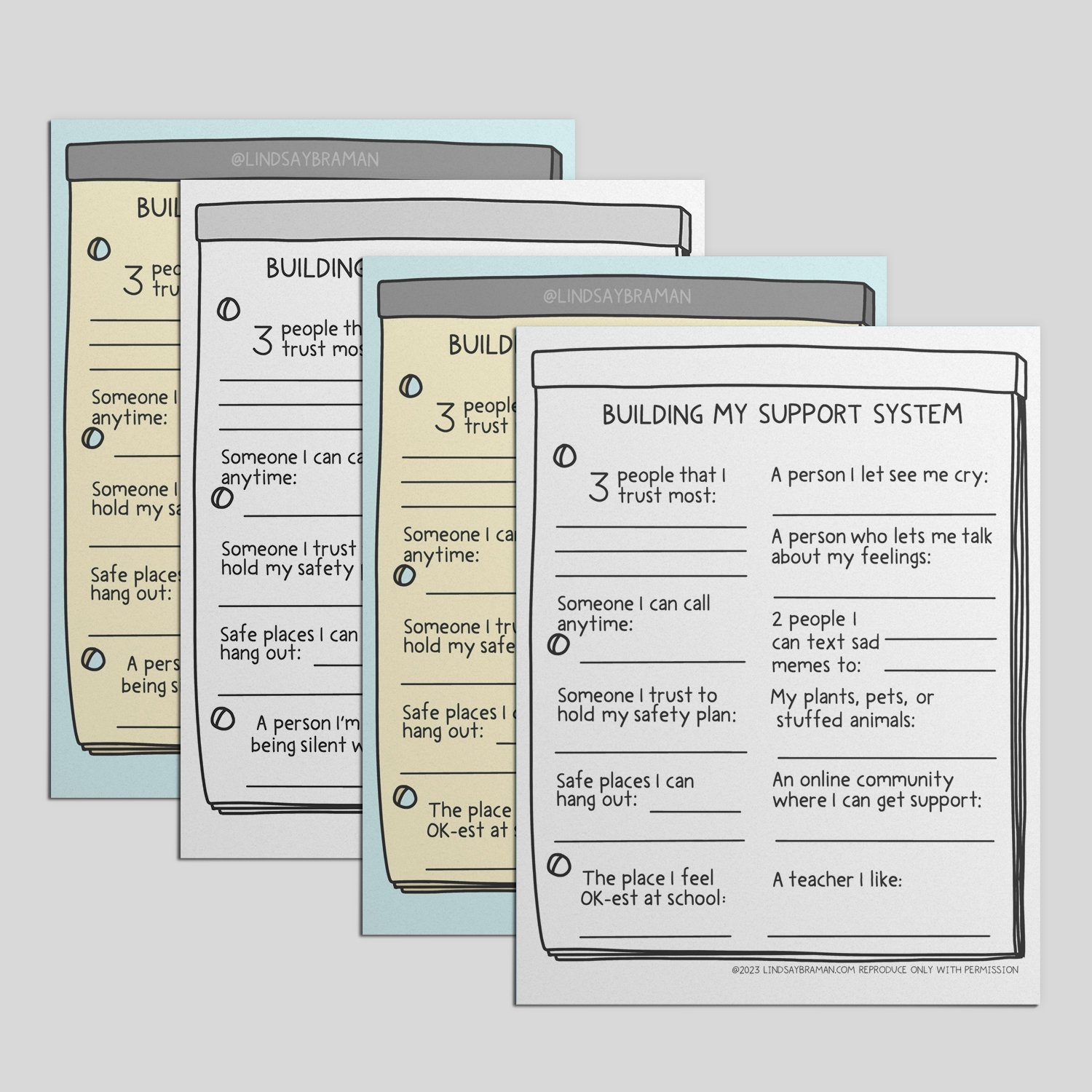 Social Support Building Worksheet Printable LindsayBraman Social Support Building Worksheet Printable LindsayBraman