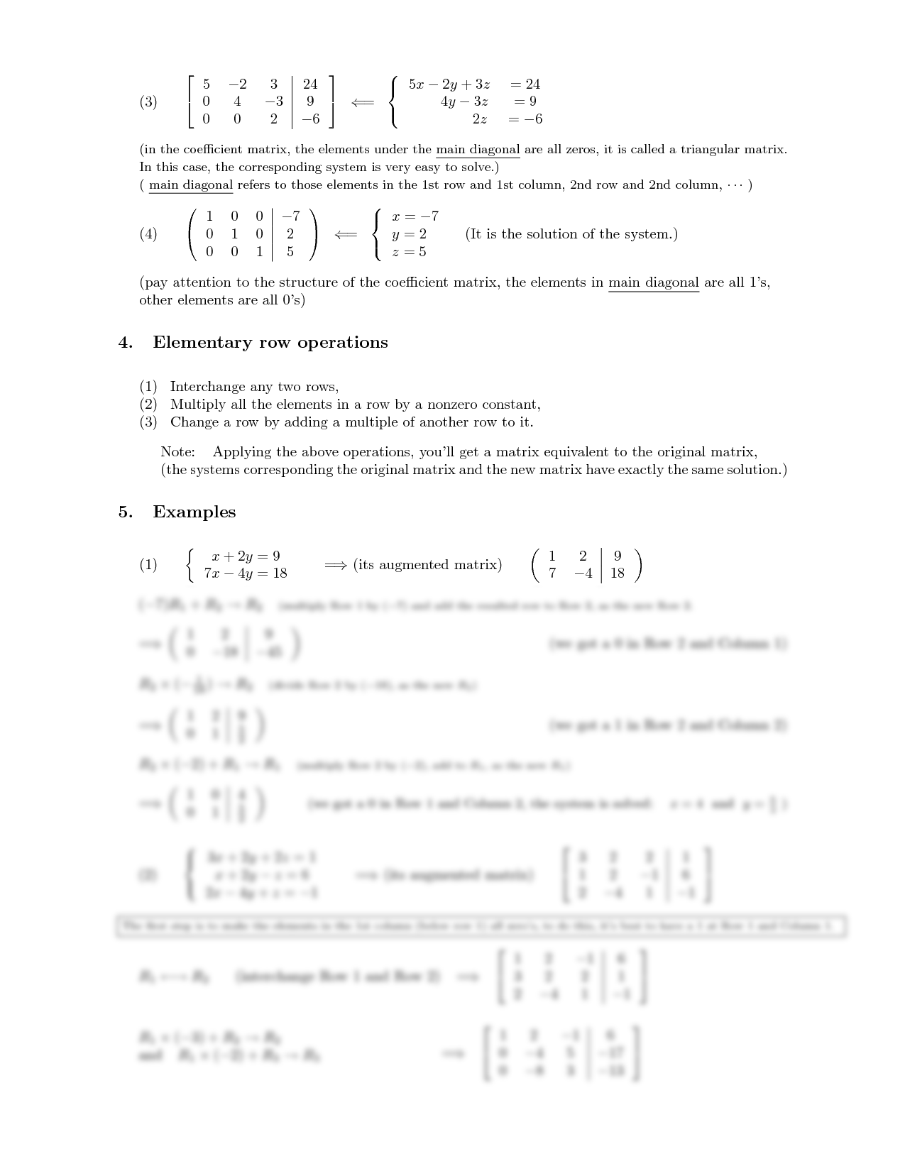 SOLUTION Chapter 3 Section 6 Solving Systems Using Matrices Study Worksheets Library SOLUTION Chapter 3 Section 6 Solving Systems Using Matrices Study Worksheets Library
